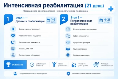 Реабилитация за 21 день в Фролово